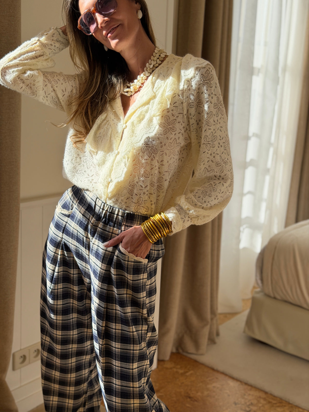 Maille Blouse Glarine - Ecru