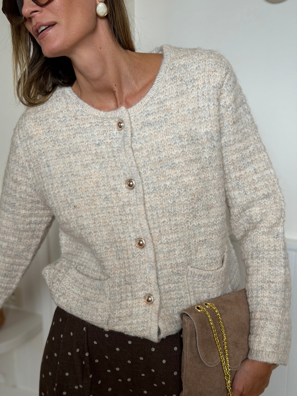 Cardigan Ambroise - Beige Chiné