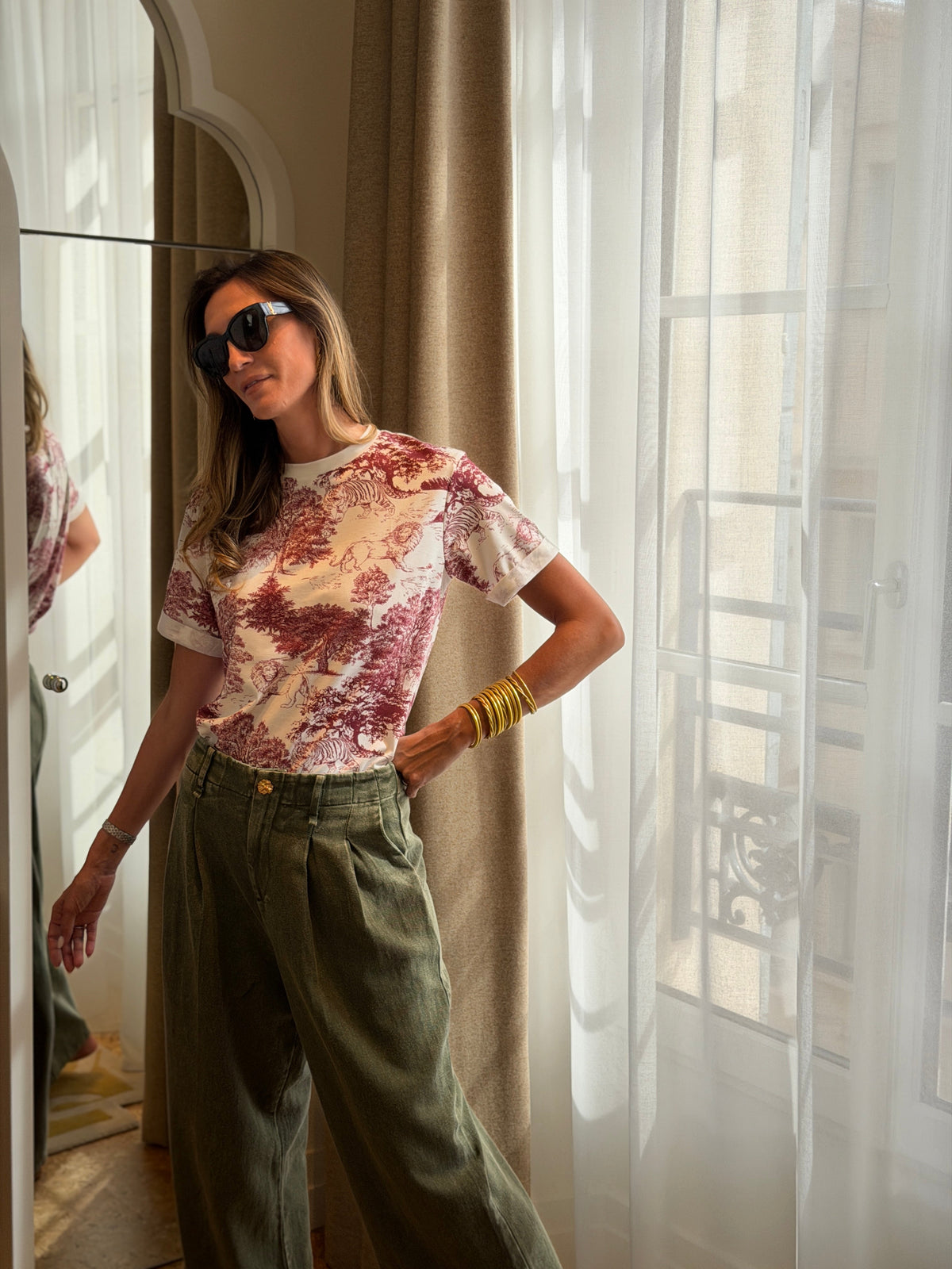 T-shirt Marie - Bordeaux