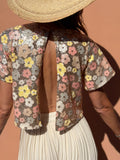 Top Gabrielle - Fleurs