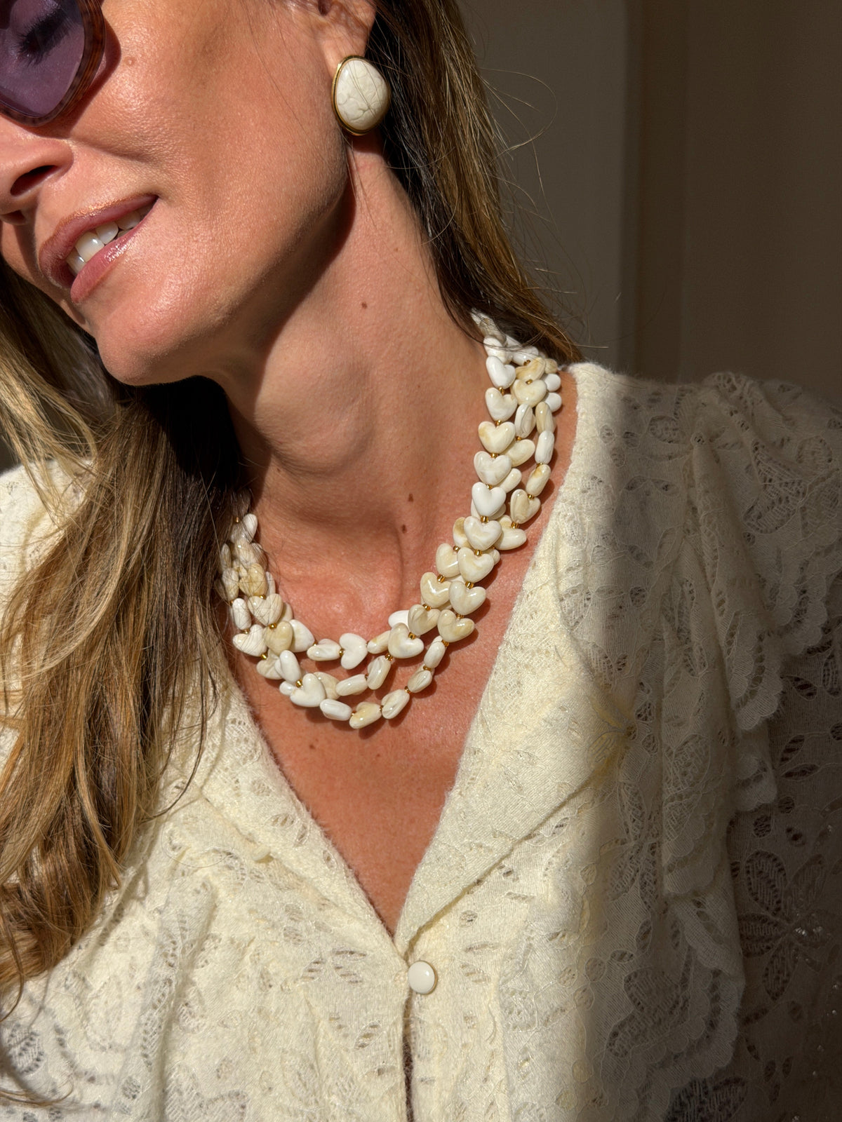Collier Ancolie - Blanc