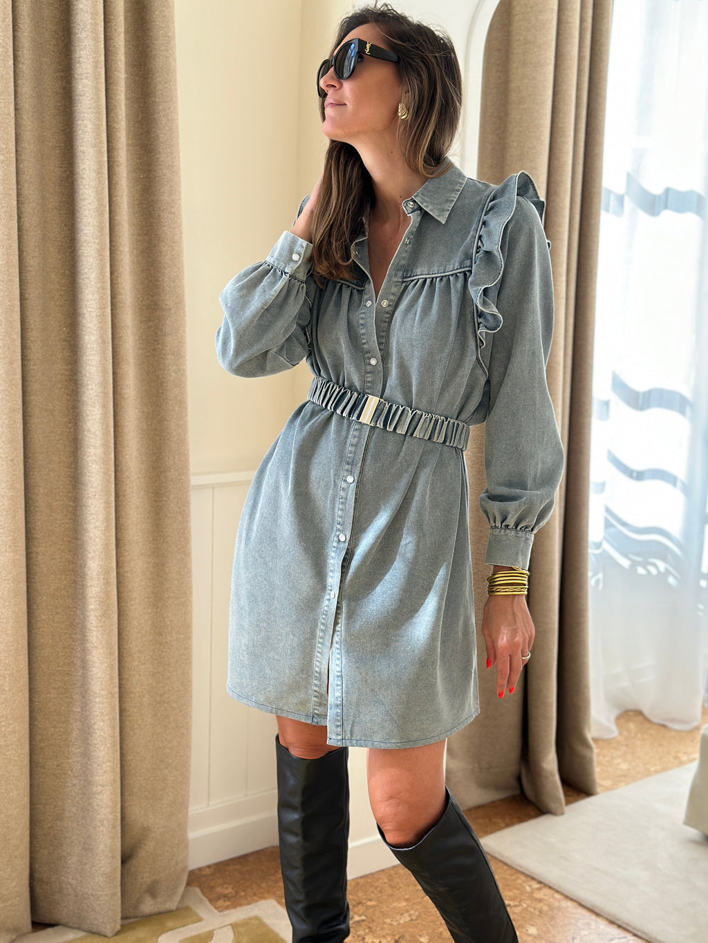 Robe Isélia - Bleu