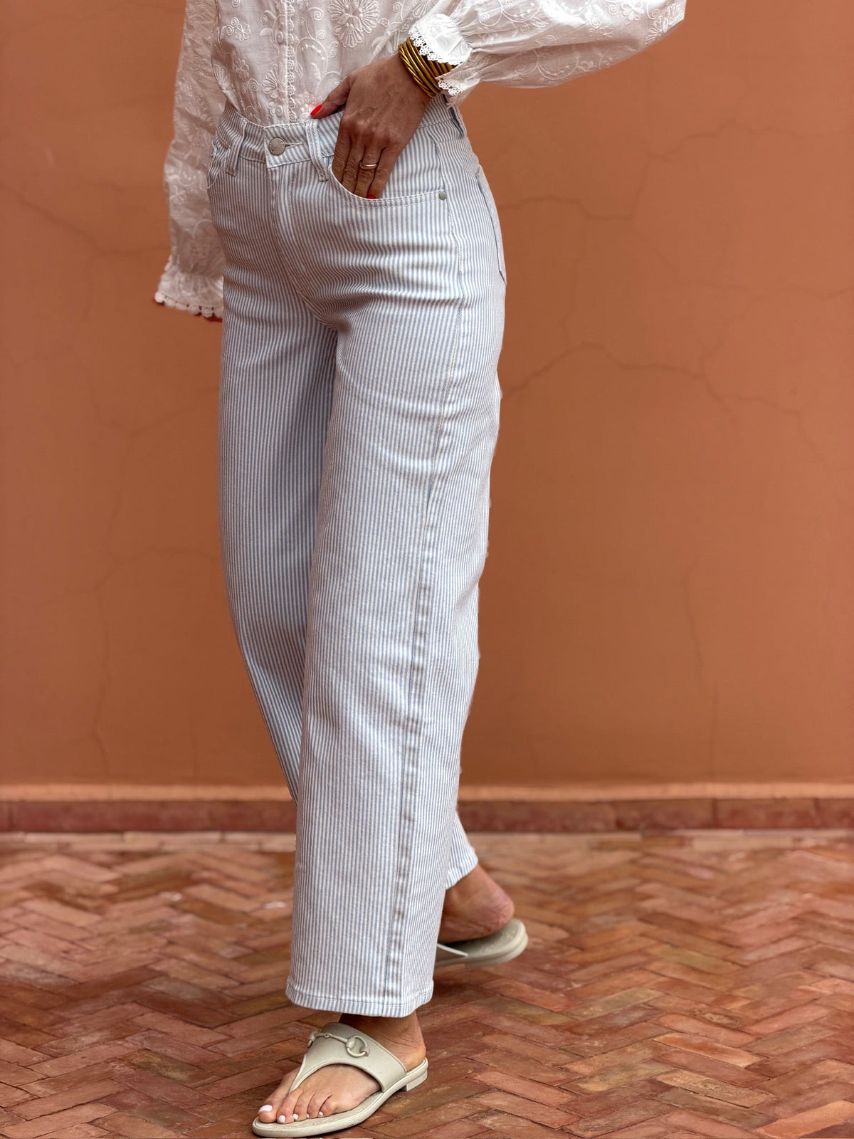Jeans Scarlett - Rayures