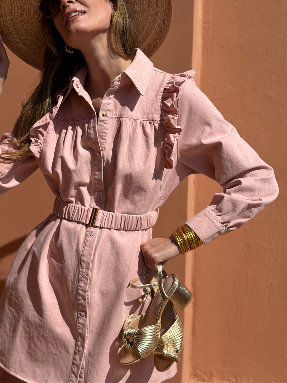 Robe Isélia - Rose