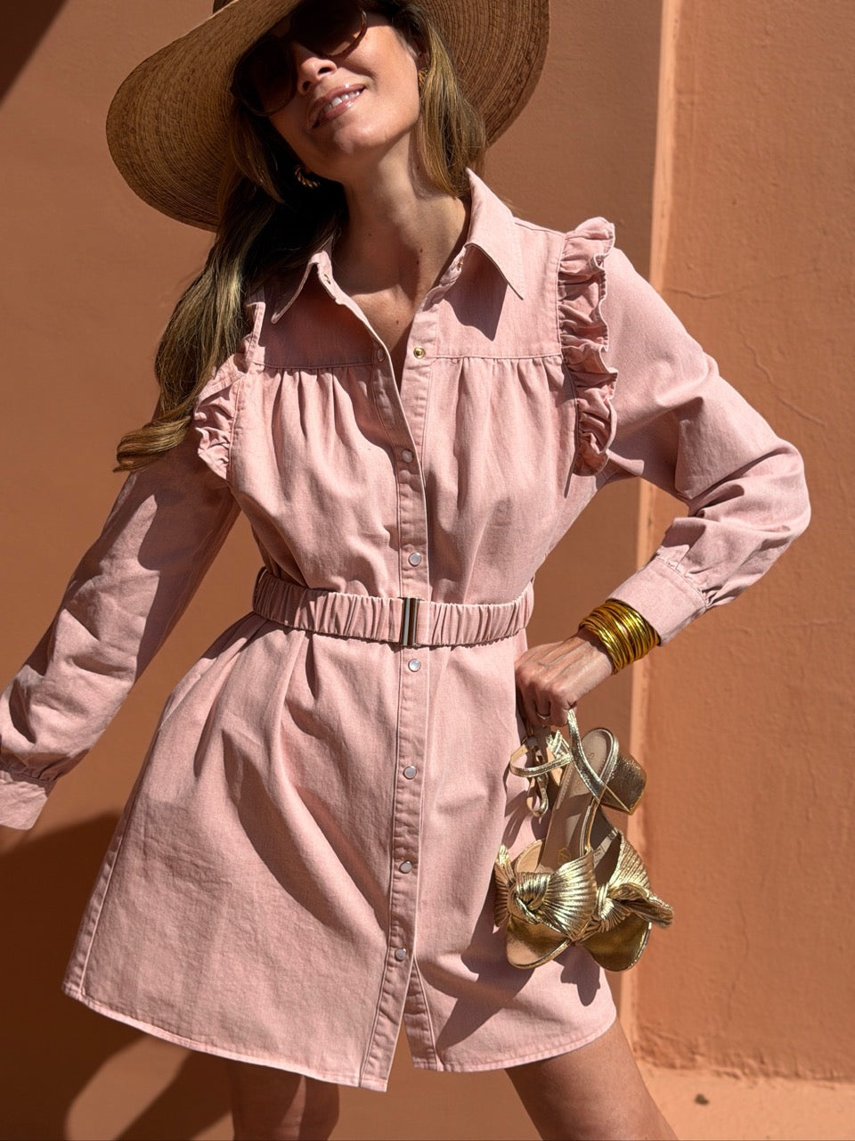 Robe Isélia - Rose