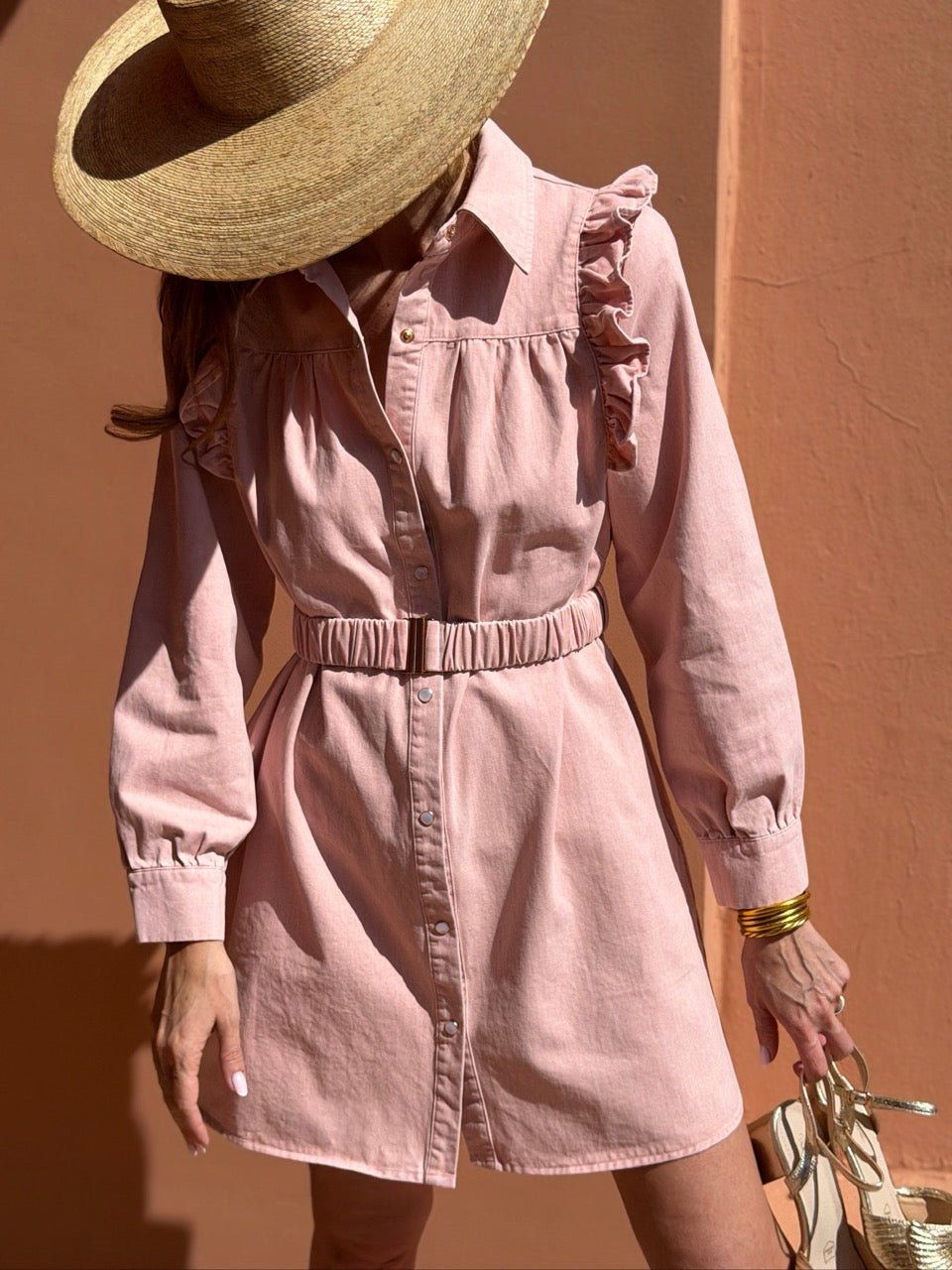 Robe Isélia - Rose