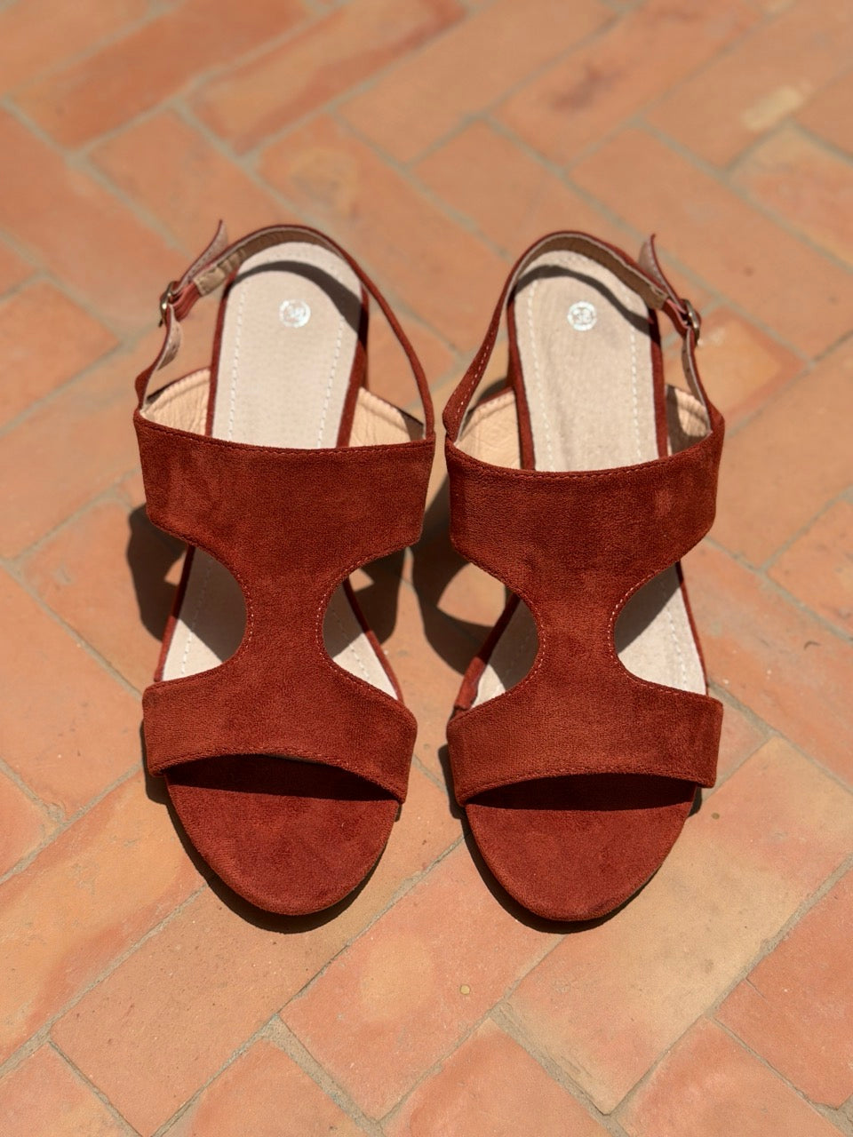 Sandales Suzie - Brique