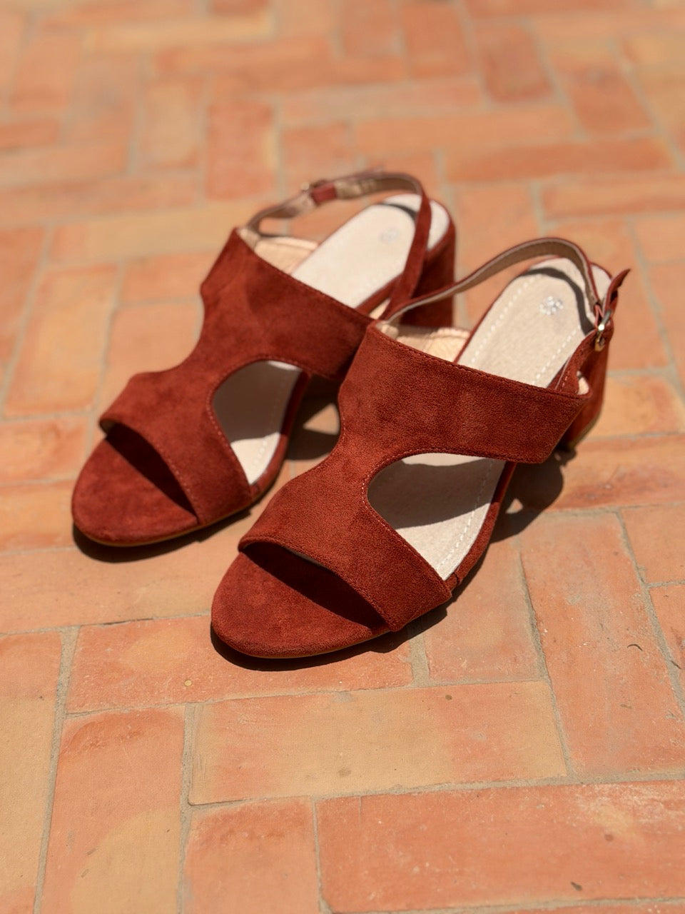 Sandales Suzie - Brique