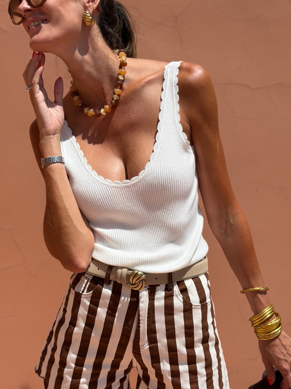 Top Esther - Blanc