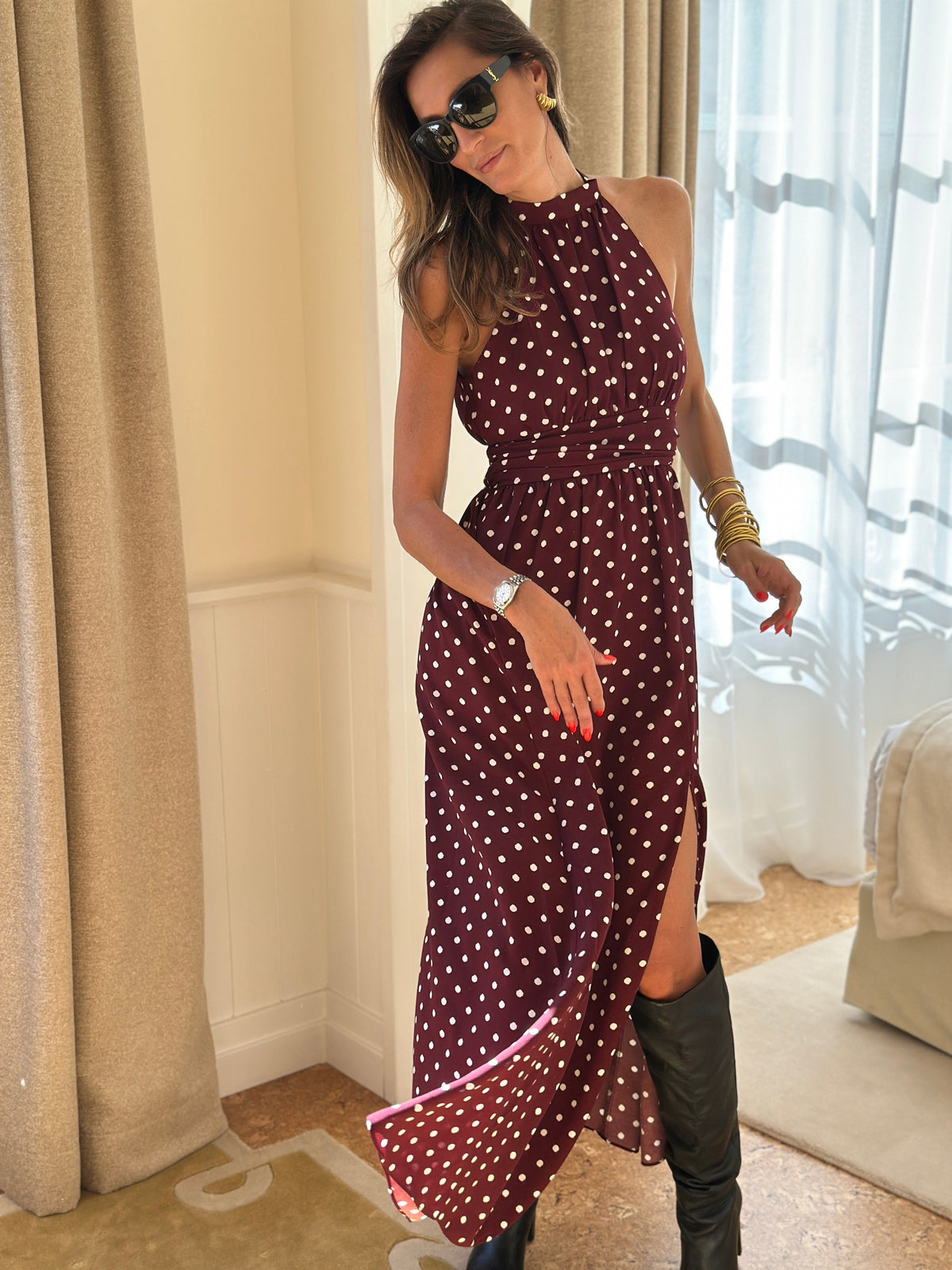 Robe Valentina - Bordeaux