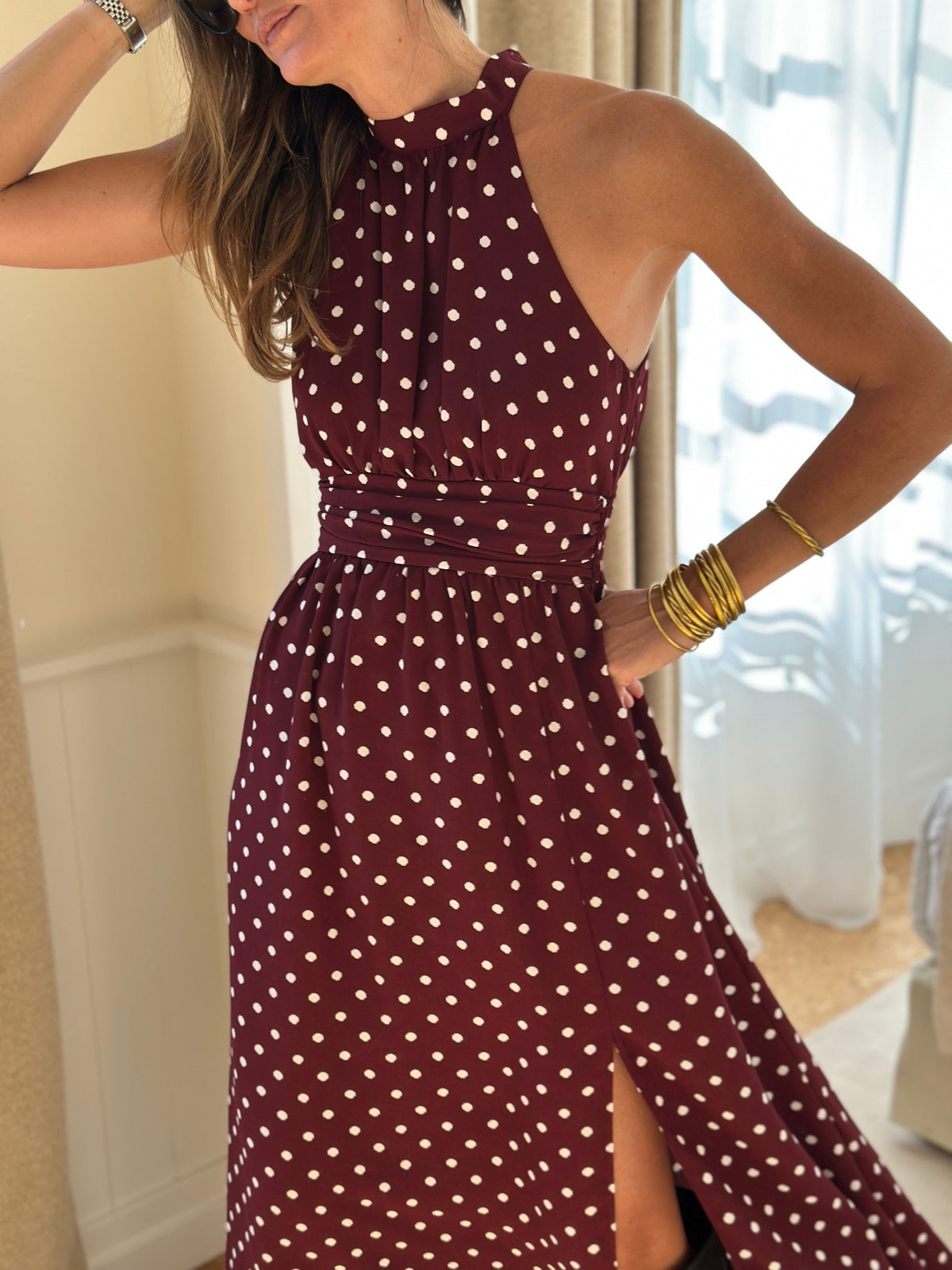 Robe Valentina - Bordeaux