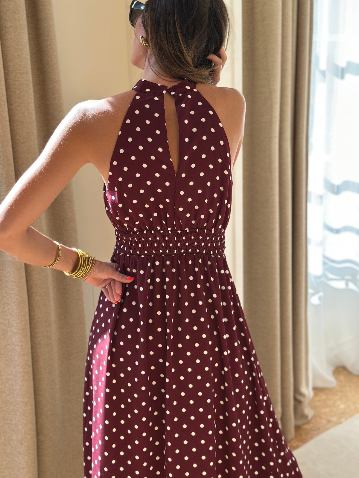 Robe Valentina - Bordeaux