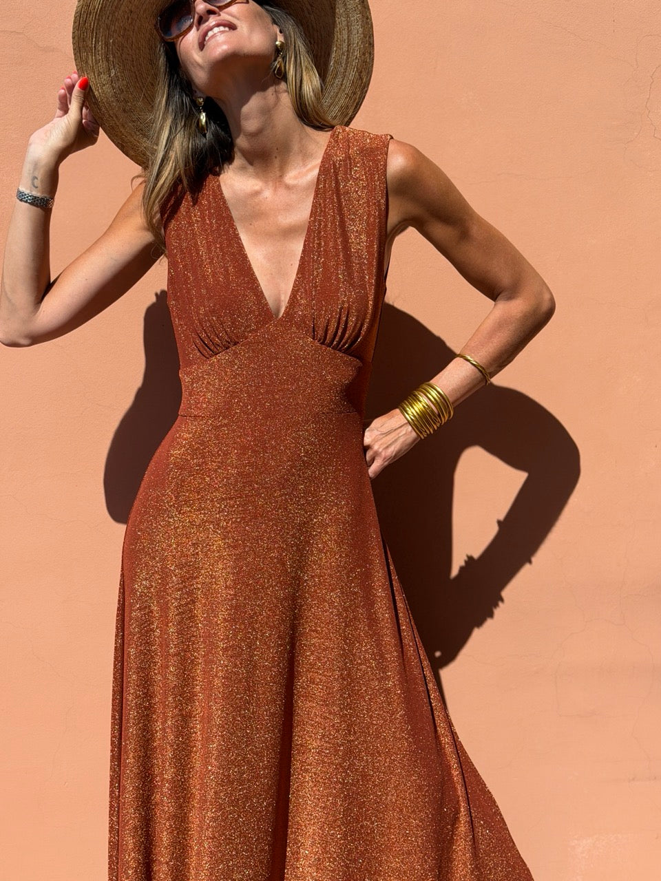 Robe Oriane - Terracotta