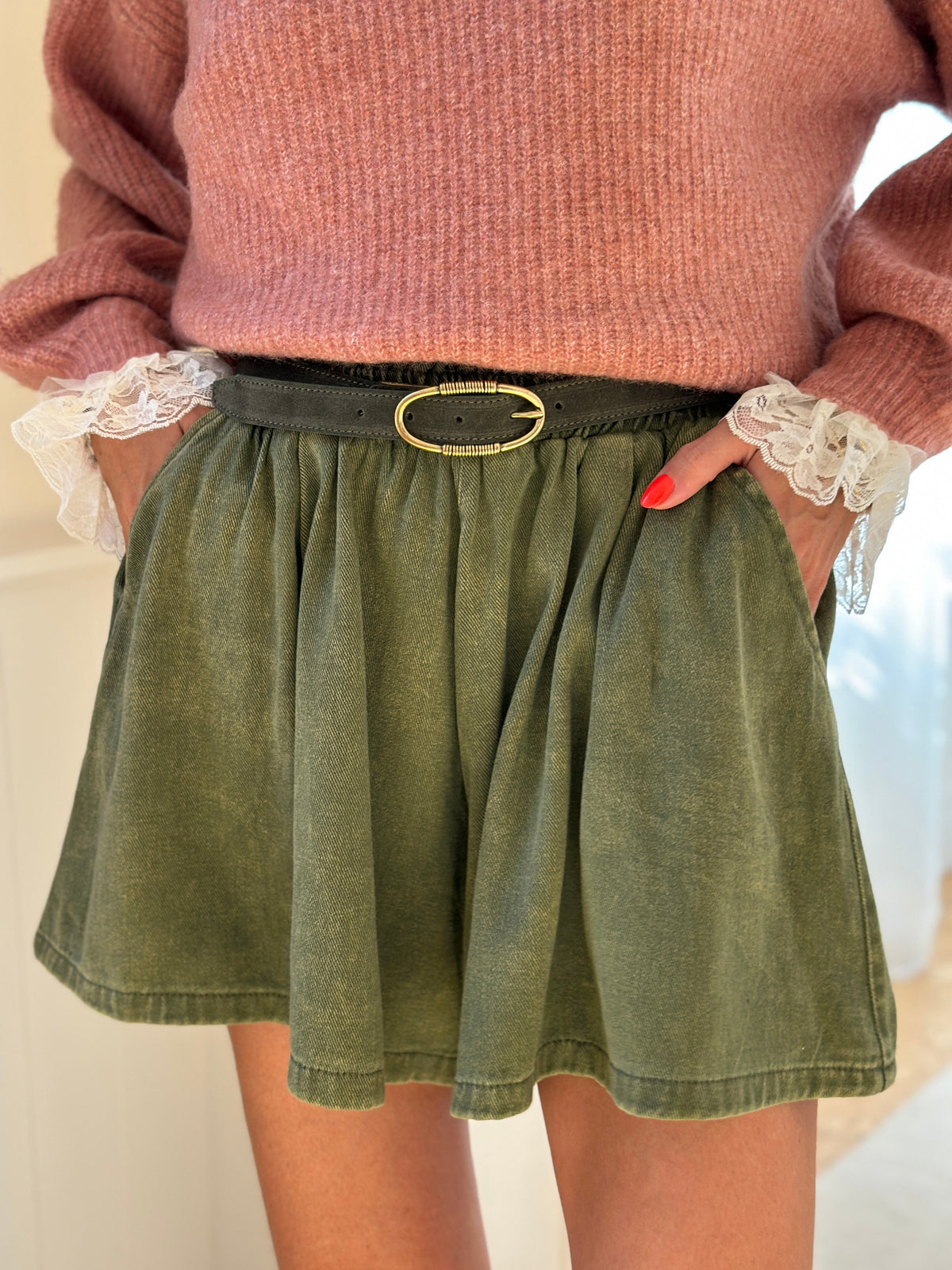 Short Amalia - Kaki