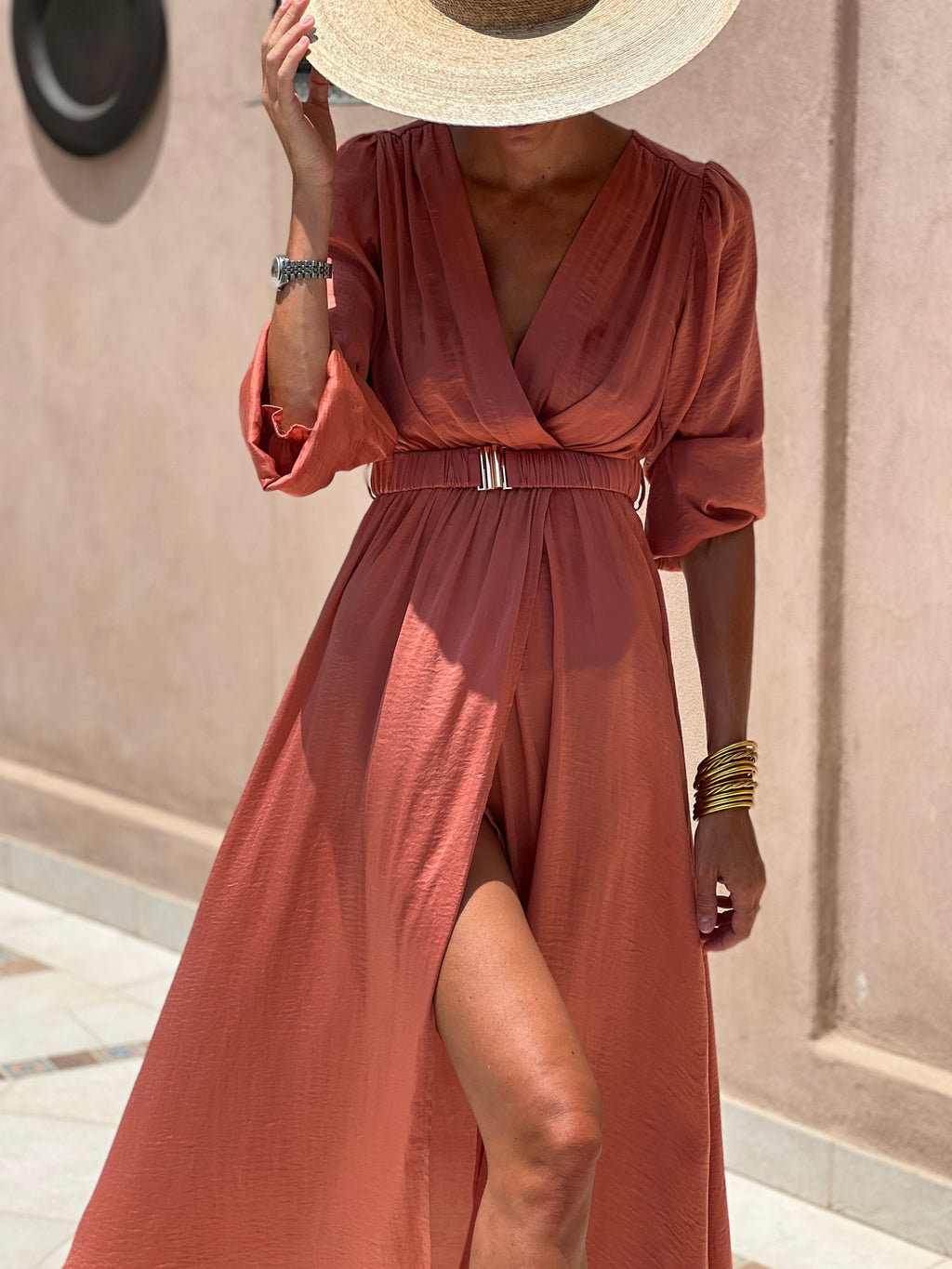 Robe Benedictine - Terracotta
